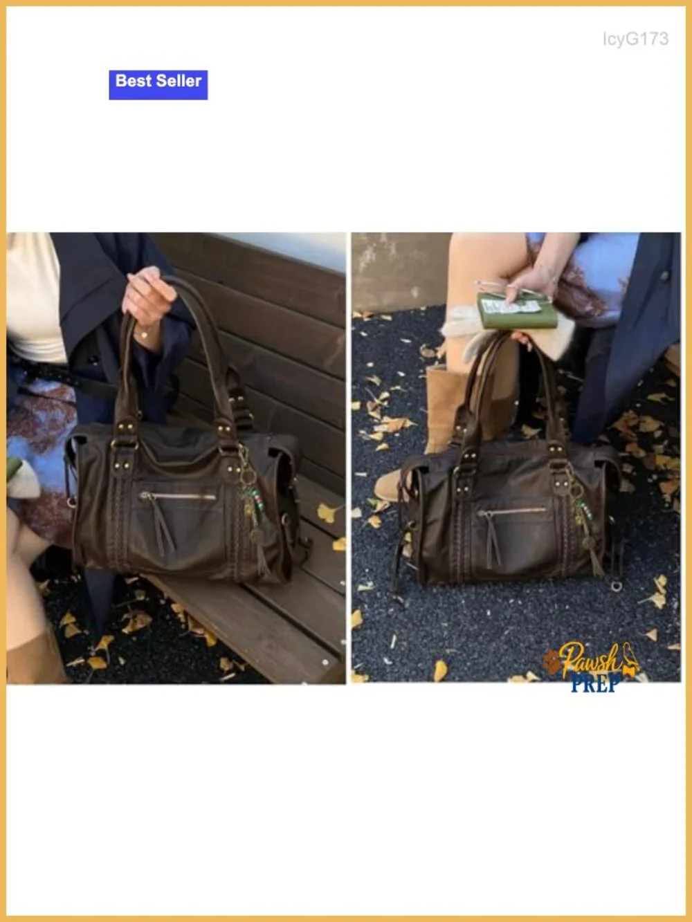 Vegan Leather Hobo Crossbody Bag Women Large Tote Purse Y2K Vintage Shoulder